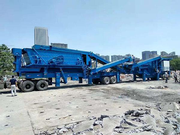 黑龍江礦山移動破碎機二手