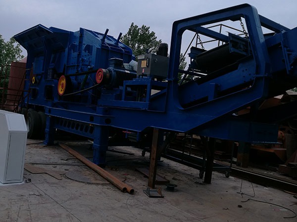 青海大型重錘破碎機站的應用